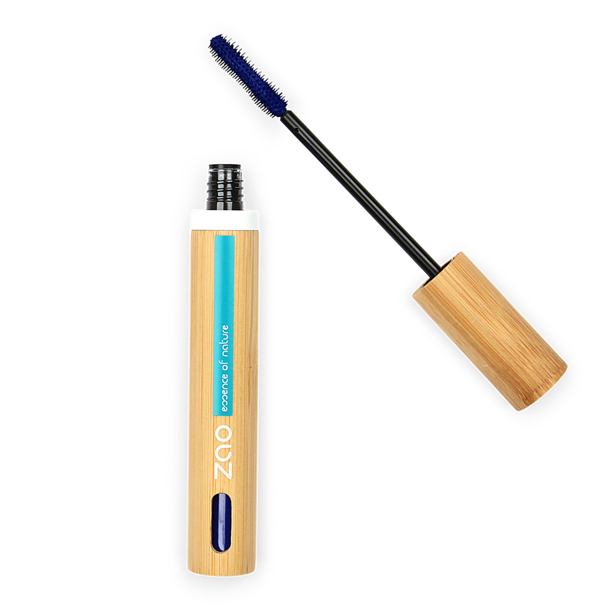 Zao Makeup - Mascara Velours Bio, Vegan Et Rechargeable Bleu Electrique