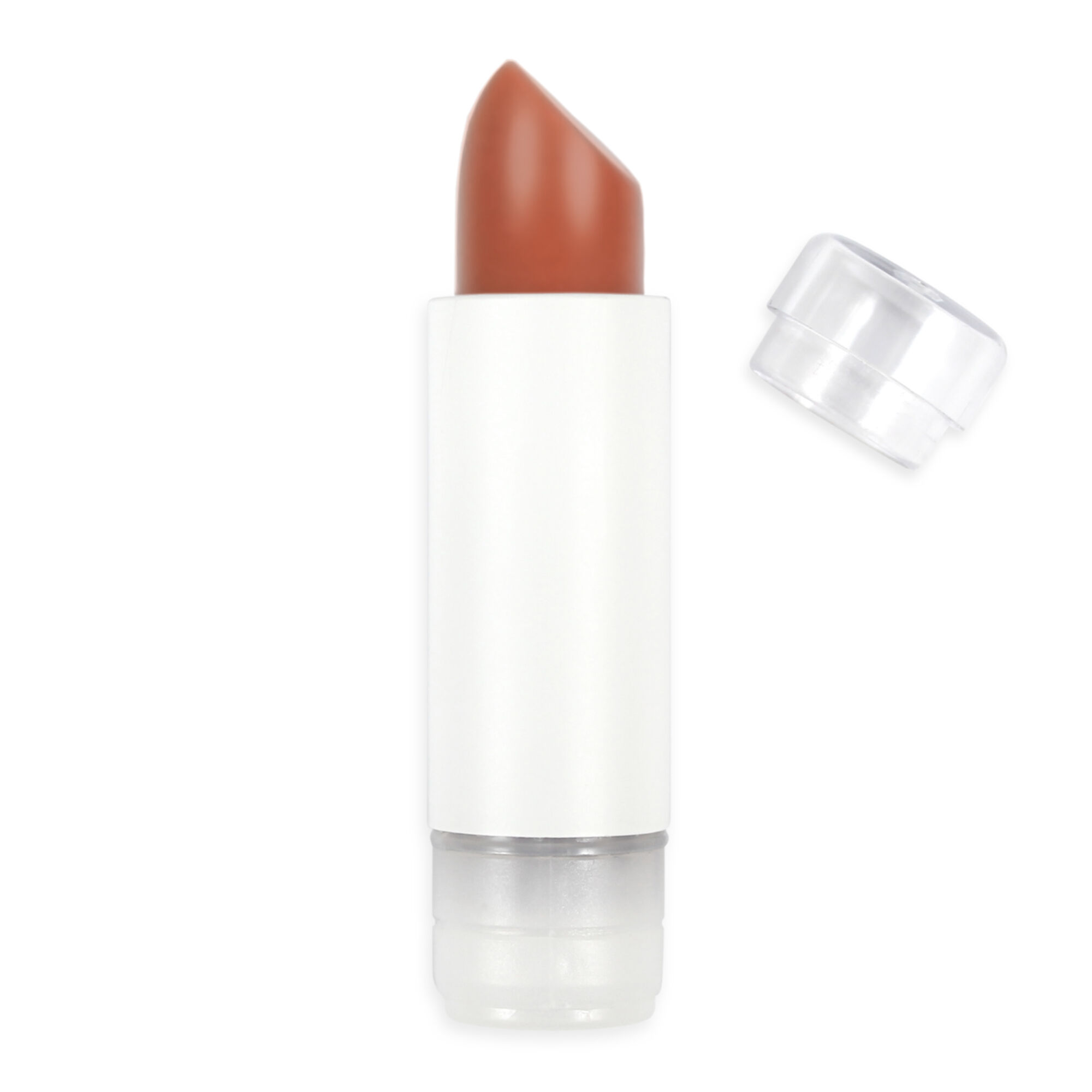 Zao Makeup - Baume Color & Repulp Recharge Baume À Lèvres 486 Orangé Nude