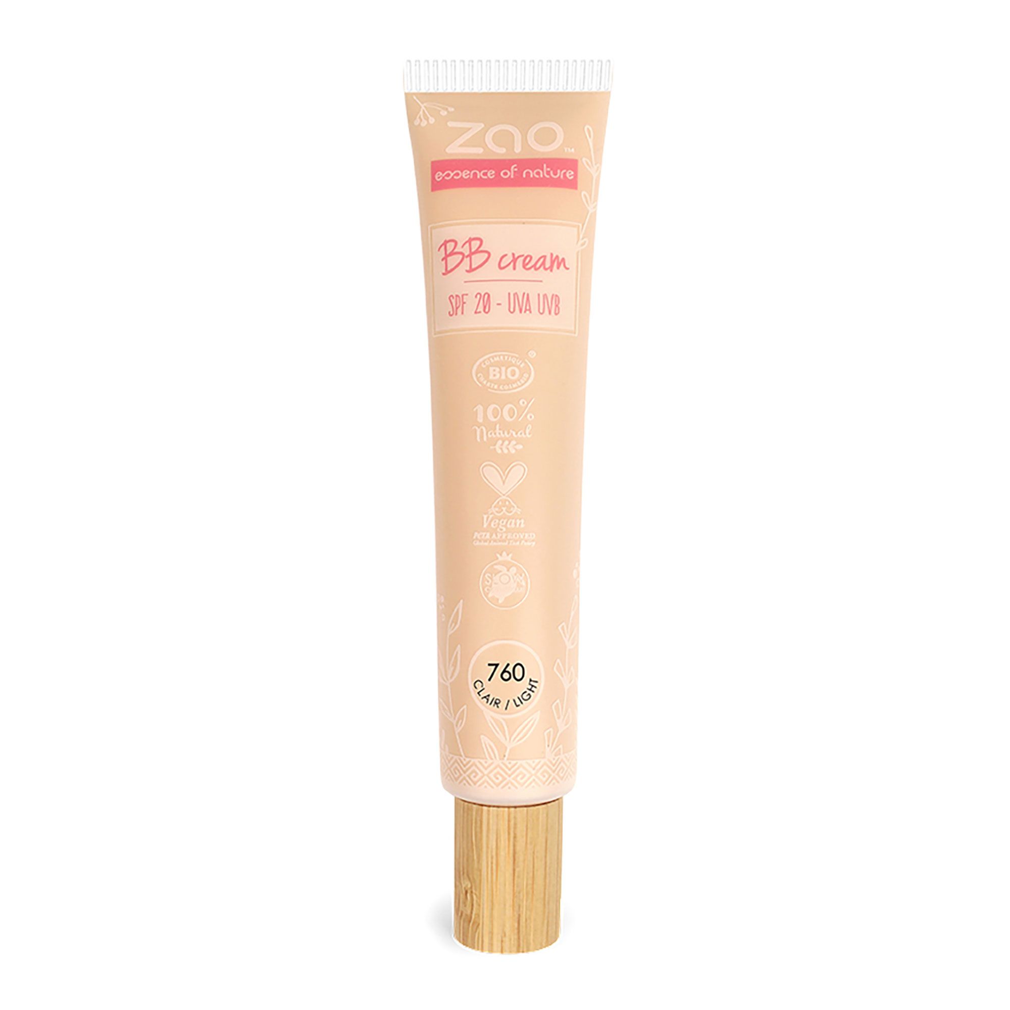 Zao Makeup - Bb Cream Crème De Soin Teintée 760 Clair