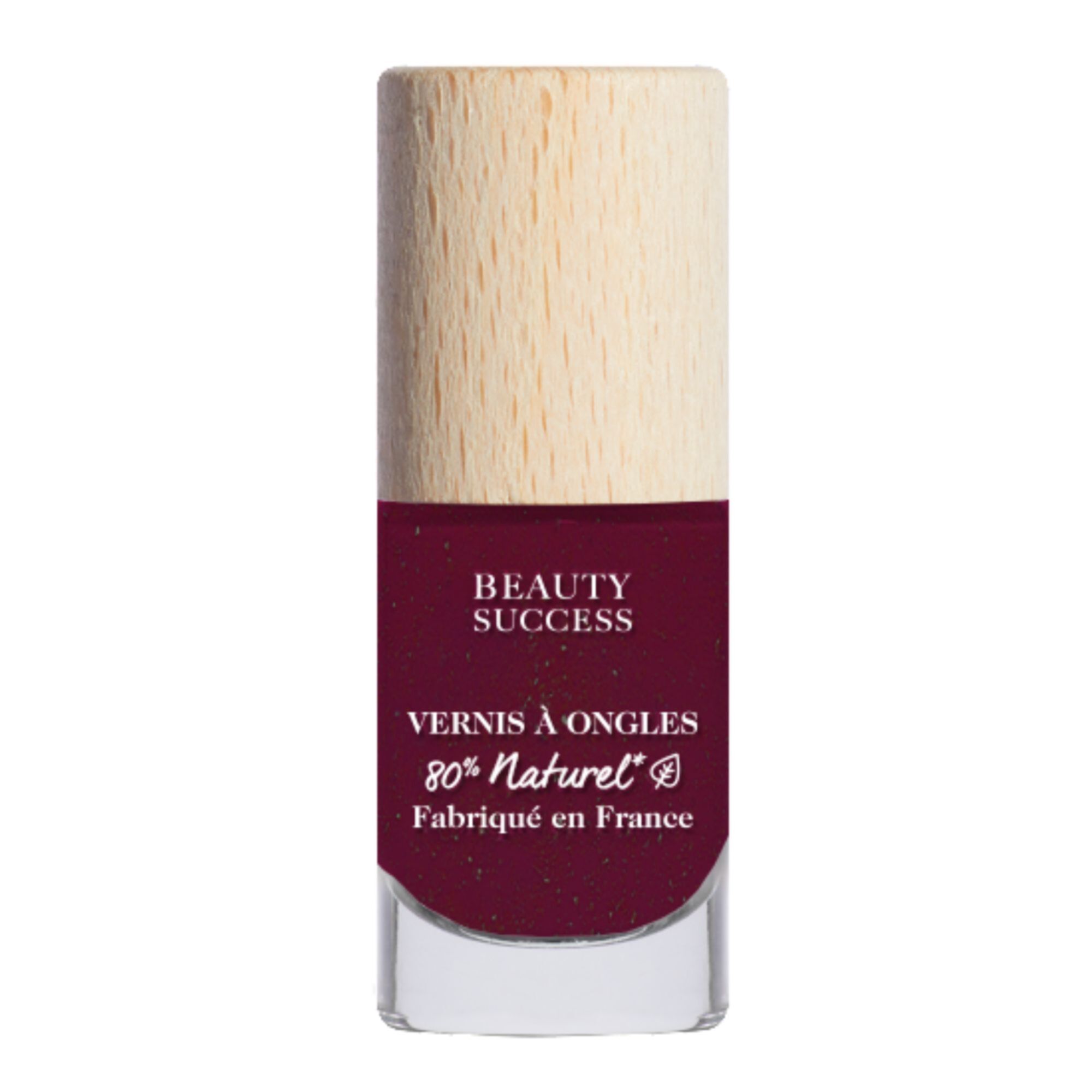 Beauty Success - Vernis Naturel Vernis À Ongles Prune Pailleté N°29
