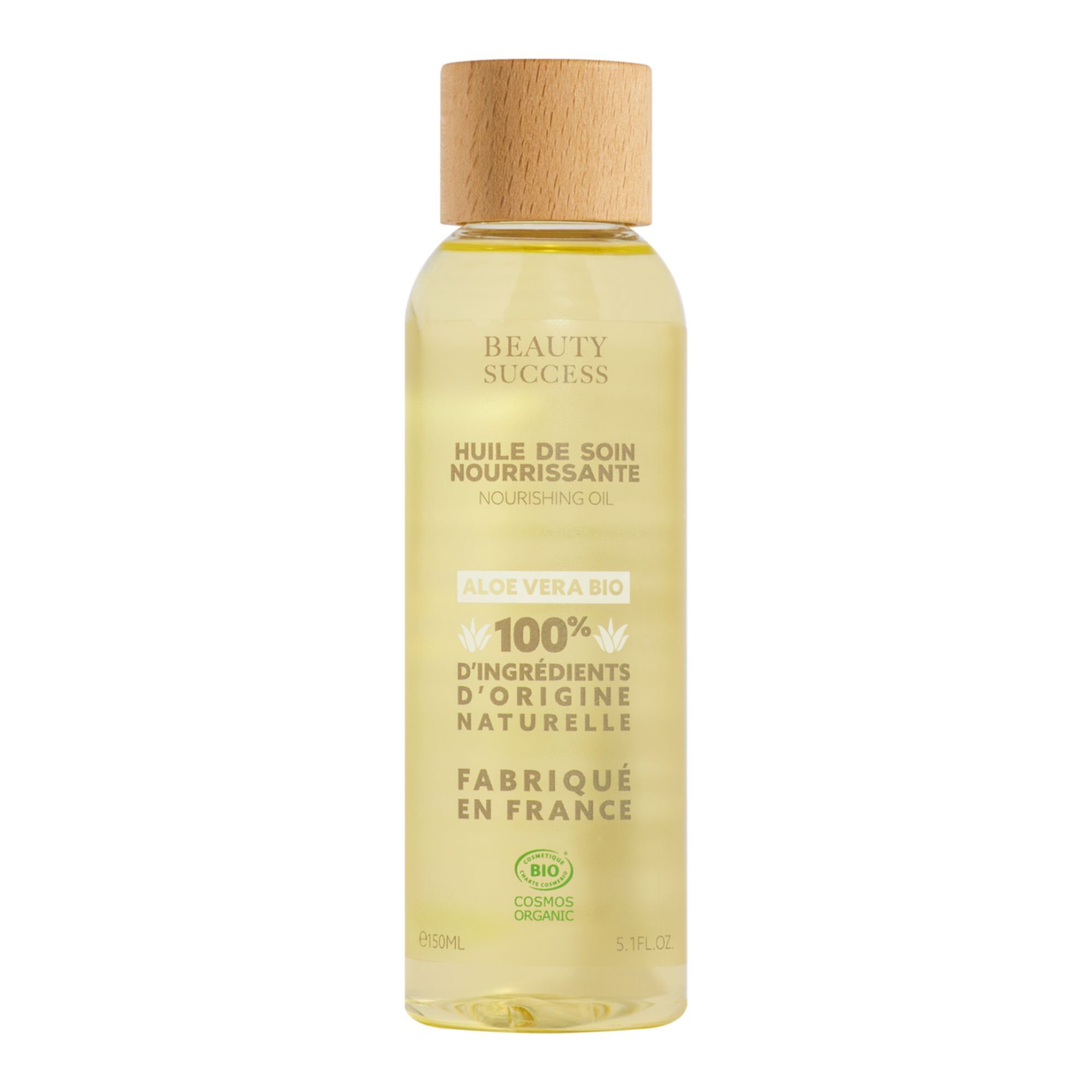 Beauty Success - Huile De Soin Nourrissante Certifié Bio 150ml