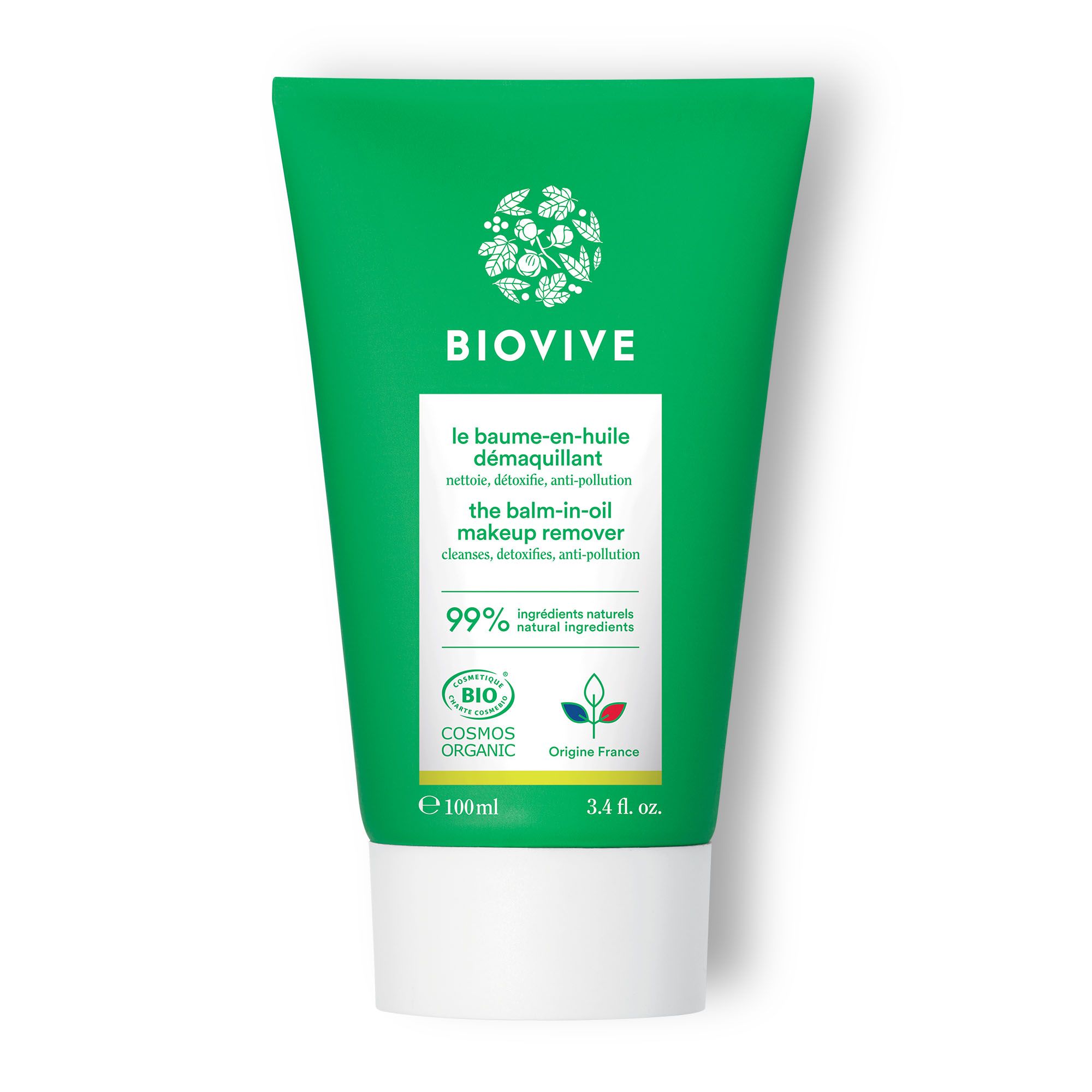 Biovive - Le Baume-en-huile Démaquillant Démaquillant Anti-pollution Tube 100 Ml
