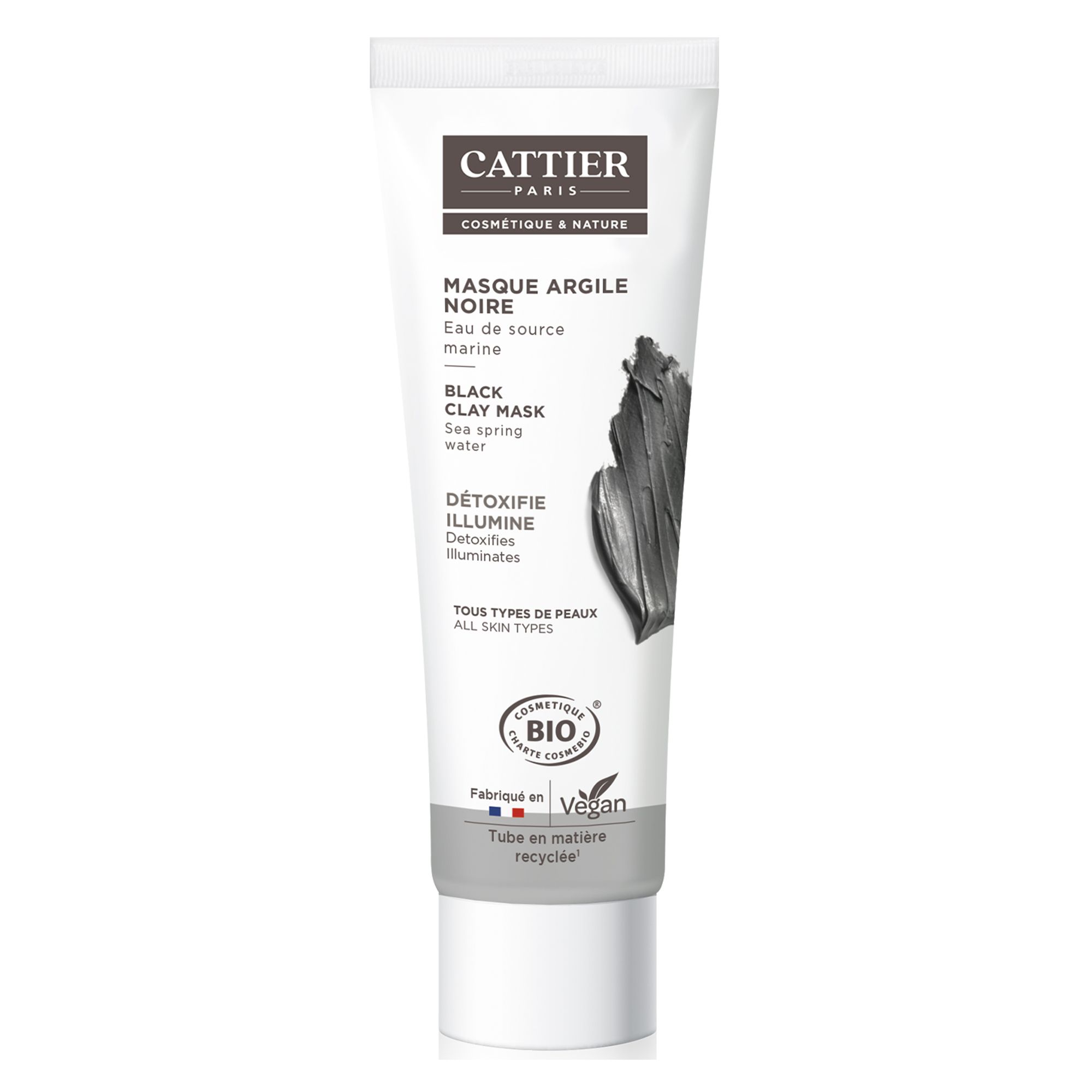 Masque Visage Anti fatigue Tous Types De Peaux Bio Cosmétique & Nature Cattier Le Tube De 100ml - vue 6