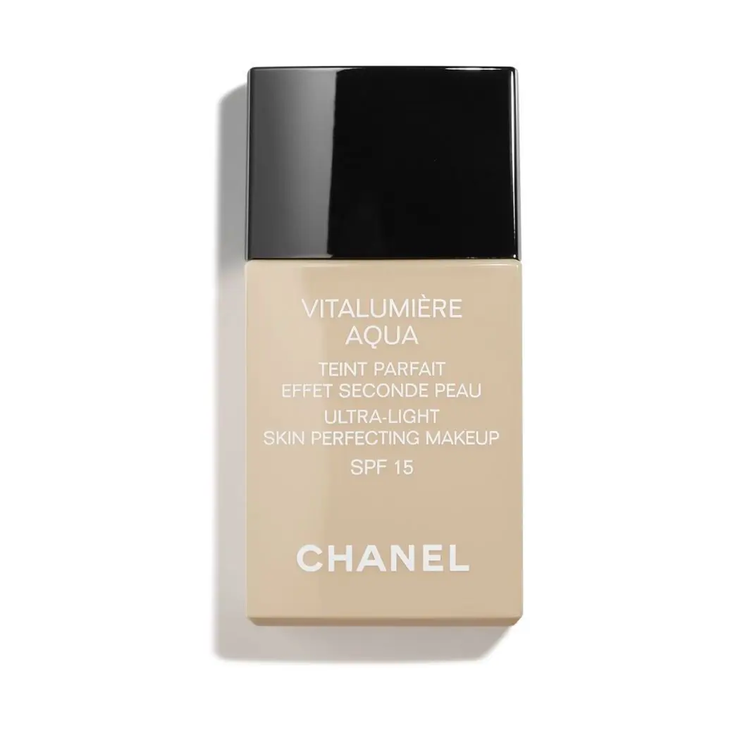 VITALUMIÈRE AQUA TEINT PARFAIT EFFET SECONDE PEAU SPF 15 30 BEIGE - 30 ML - CHANEL - Maquillage - Visuel 1