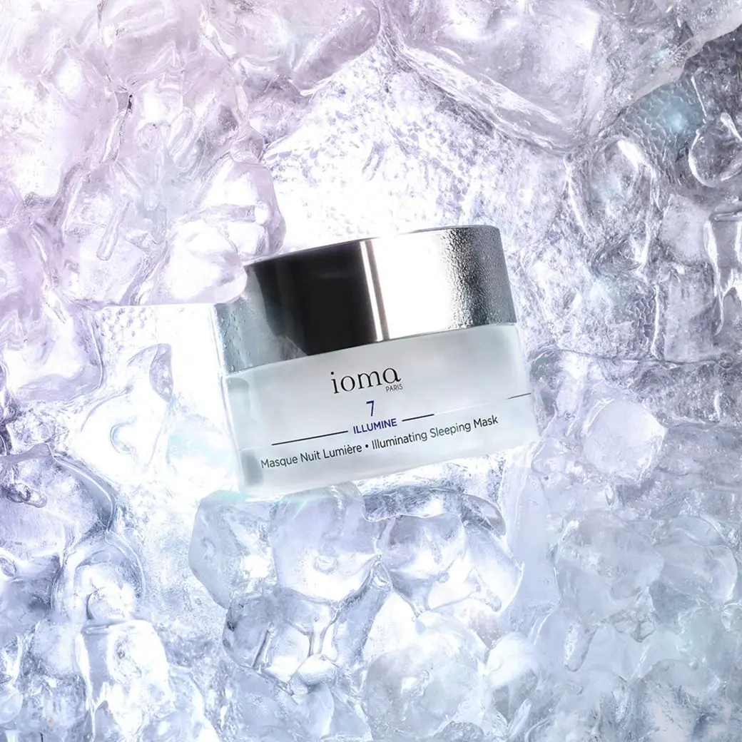 Masque Nuit Lumière - 50ml Masque visage - teint terne Pot 50ml - Ioma - Soin - Visuel 4