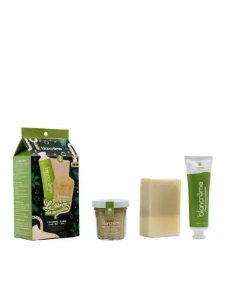 Coffret Trio Mains Pomme Gommage Corps, Crème Mains & Savon 