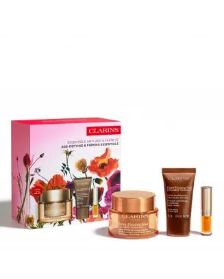 Coffret Essentiels Anti-Âge & Fermeté Crème Jour, Crème Nuit & Huile à Lèvres 
