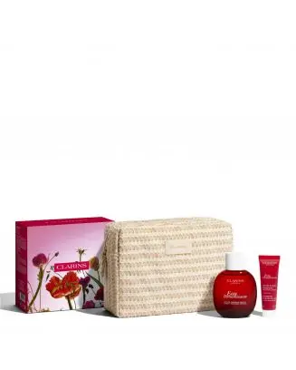Coffret Rituel Vitalité Eau de Soin Corps, Gel Douche & Trousse 