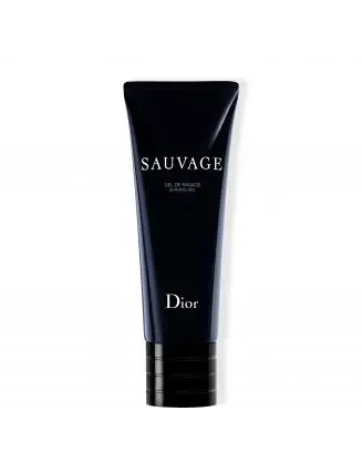 SAUVAGE Gel de rasage parfumé - Aide à protéger des irritations - haute précision 