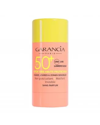 Stick Solaire SPF50+ Visage, Lèvres & Zones Sensibles 15ml
