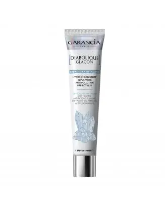 DIABOLIQUE GLAÇON  Crème soie cristalline Soin hydratant & repulpant, anti-fatigue et anti-pollution & prébiotique 40g