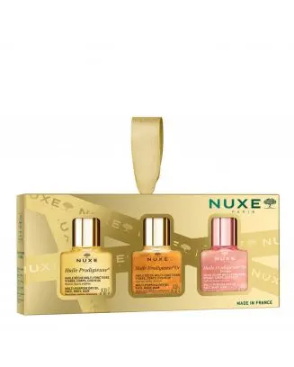 Coffret Huile Prodigieuse 3 Huiles Sèches Multi-Fonctions 