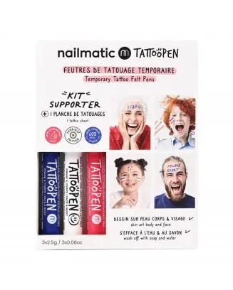 Coffret Tattoopen Kit Supporter Maquillage  
