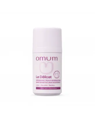 Le Délicat Déodorant Bille Peaux Sensibles 24h Flacon roll-on 50ml - Omum - Soin - Visuel 1