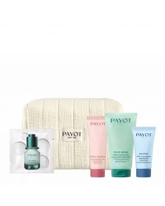 Trousse Essentiels Voyage Lait Hydratant Corps, Gelée Nettoyante, Crème Hydratante & Sérum Visage 