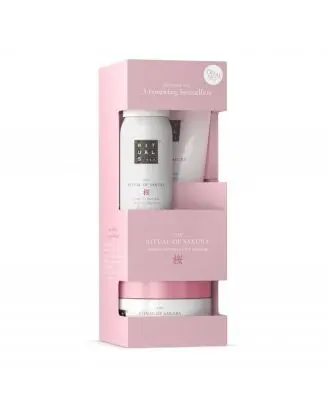 Coffret The Ritual of Sakura Mousse de Douche, Gommage & Crème Corps 