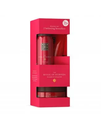 Coffret The Ritual of Ayurveda Mousse de Douche, Gommage & Crème Corps 