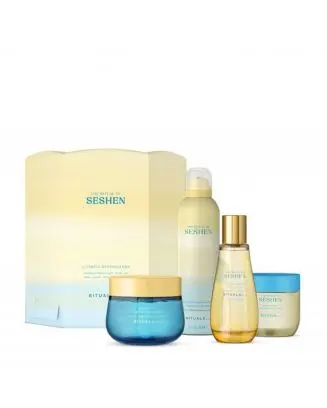 Coffret The Ritual of Seshen Mousse de Douche, Gommage et Gel Corps & Brume Corps et Cheveux 