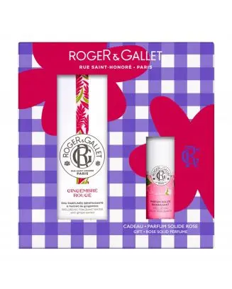 Coffret Gingembre Rouge Eau Parfumée 100ml & Parfum Solide 