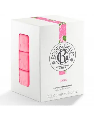 Coffret Rose 3 Savons Bienfaisants  - Roger & Gallet - Soin - Visuel 1