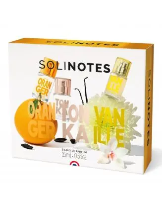 Coffret Trio Fleur d'Oranger, Tonka, Vanille Eaux de Parfum 15ml 
