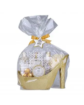 Coffret Winter Magic Gel Douche, Lait Corps, Sel de Bain, Exfoliant Corps, Billes Effervescentes & Fleur de Douche  - Tentation - Soin - Visuel 1
