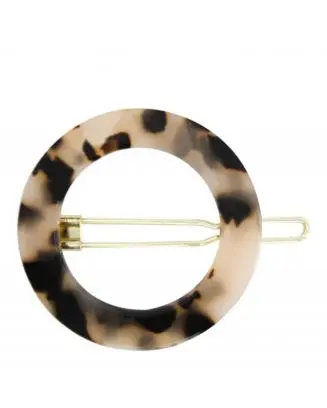 Barrette Ronde Écaille 