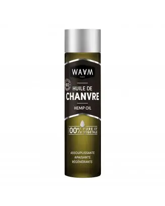 HUILE DE CHANVRE Visage, Corps et Cheveux  - Waam - Soin - Visuel 1