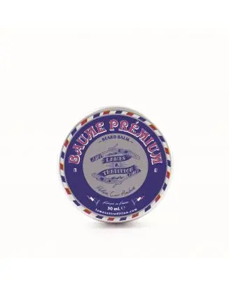 Baume à barbe Premium Pot 30 ml- Parfum Cuir Ambré 