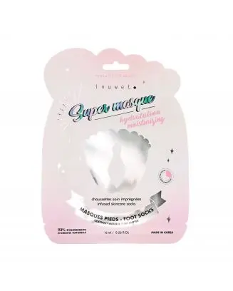 MASQUE PIEDS HYDRATANT CHAUSSETTES Chaussettes pré-imprégnées hydratantes pour les pieds 