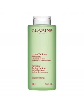 Lotion Tonique Purifiante Aux Extraits de Reine des Prés & Fleur de Safran - Peaux Mixtes à Grasses 