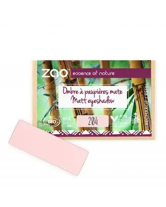 Recharge Ombre à Paupières Rectangle Mate Bio, vegan et rechargeable 