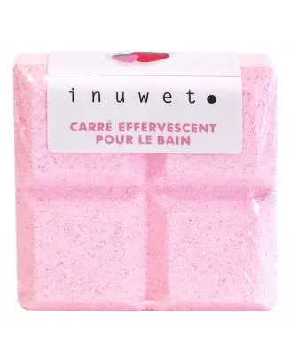 Carré effervescent bain  Fraise 50g