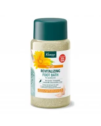 Cristaux de Bain pour les Pieds Calendula Bio - Huile Essentielle d'Orange 600g
