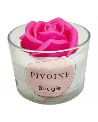 Bougie Verrine Pivoine Bougie Parfumée 