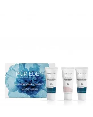 Coffret Ma Routine Aroma-Hydratante Crème, Gommage & Masque Visage 