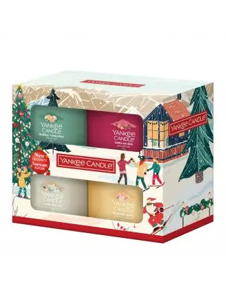 Collection Après-Ski Coffret 4 Mini Bougies Votives 