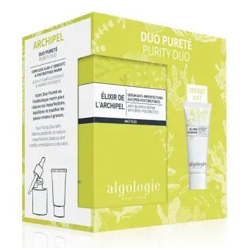 Coffret Duo Pureté Elixir de l'Archipel & Gel-Crème de l'Archipel  - Algologie - Soin - Visuel 1