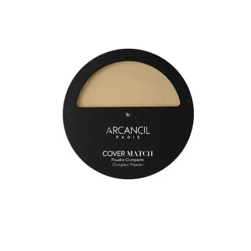 Cover Match Poudre Compacte 410 Beige Ivoire - Arcancil - Maquillage - Visuel 1