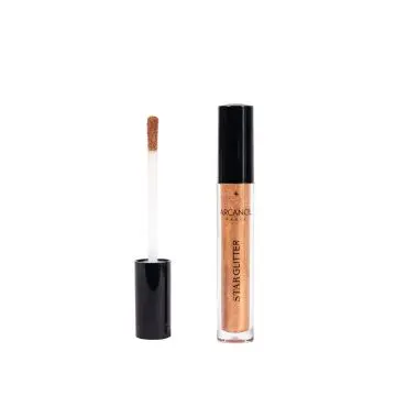 Star Glitter Ombre à Paupières Liquide Nacrée 100 Soleil Doré - Arcancil - Maquillage - Visuel 2