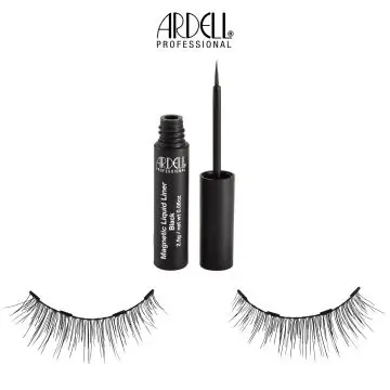 Magnetic Liquid Liner 110 Kit Faux-Cils Magnétiques avec aimant invisible Kit de Faux-Cils magnétiques avec Liquid Liner Feutre Noir (2,5gr) 110  - Ardell - Accessoire - Visuel 1