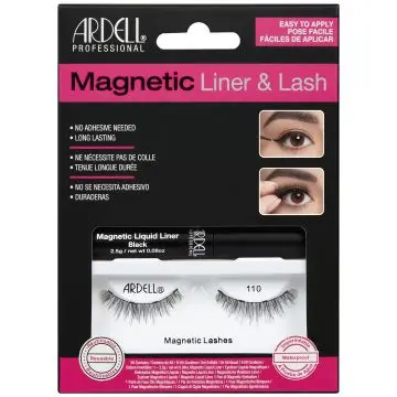 Magnetic Liquid Liner 110 Kit Faux-Cils Magnétiques avec aimant invisible Kit de Faux-Cils magnétiques avec Liquid Liner Feutre Noir (2,5gr) 110  - Ardell - Accessoire - Visuel 2