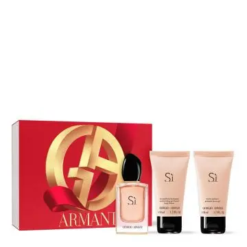 Coffret Sì Eau de Parfum 50ml, Gel Douche & Lait Corps  - Giorgio Armani - Parfum - Visuel 1 Coffret Sì Eau de Parfum 50ml, Gel Douche & Lait Corps  - Giorgio Armani - Parfum - Visuel 1