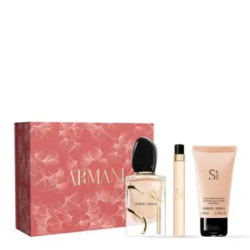 Coffret Sì Eau de Parfum 50ml, Lait Corps & Miniature  - Giorgio Armani - Parfum - Visuel 1