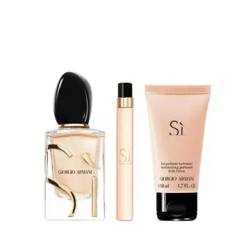 Coffret Sì Eau de Parfum 50ml, Lait Corps & Miniature  - Giorgio Armani - Parfum - Visuel 2