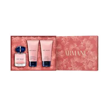 Coffret My Way Eau de Parfum 50ml, Lait Corps & Gel Douche  - Giorgio Armani - Parfum - Visuel 3 Coffret My Way Eau de Parfum 50ml, Lait Corps & Gel Douche  - Giorgio Armani - Parfum - Visuel 3