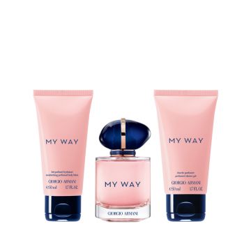Coffret My Way Eau de Parfum 50ml, Gel Douche & Lait Corps  - Giorgio Armani - Parfum - Visuel 3