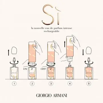 Sì Recharge Eau de Parfum Intense  100ml - Giorgio Armani - Parfum - Visuel 4