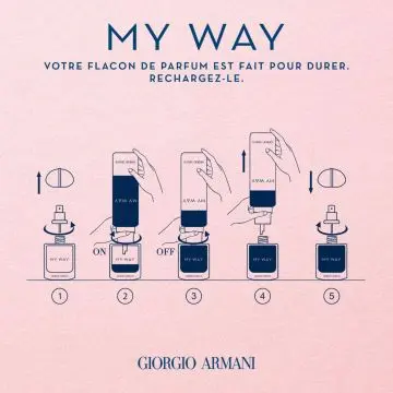 My Way Recharge Eau De Parfum 100ml - Giorgio Armani - Parfum - Visuel 4