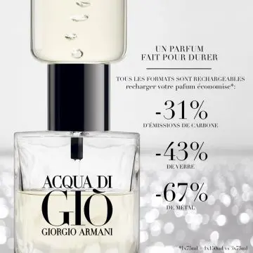 Acqua Di Giò Eau de Parfum Rechargeable  75ml - Giorgio Armani - Parfum - Visuel 3